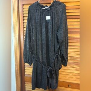 NWT eloquii elements plus size 22/24 blac sparkly special occasion dress